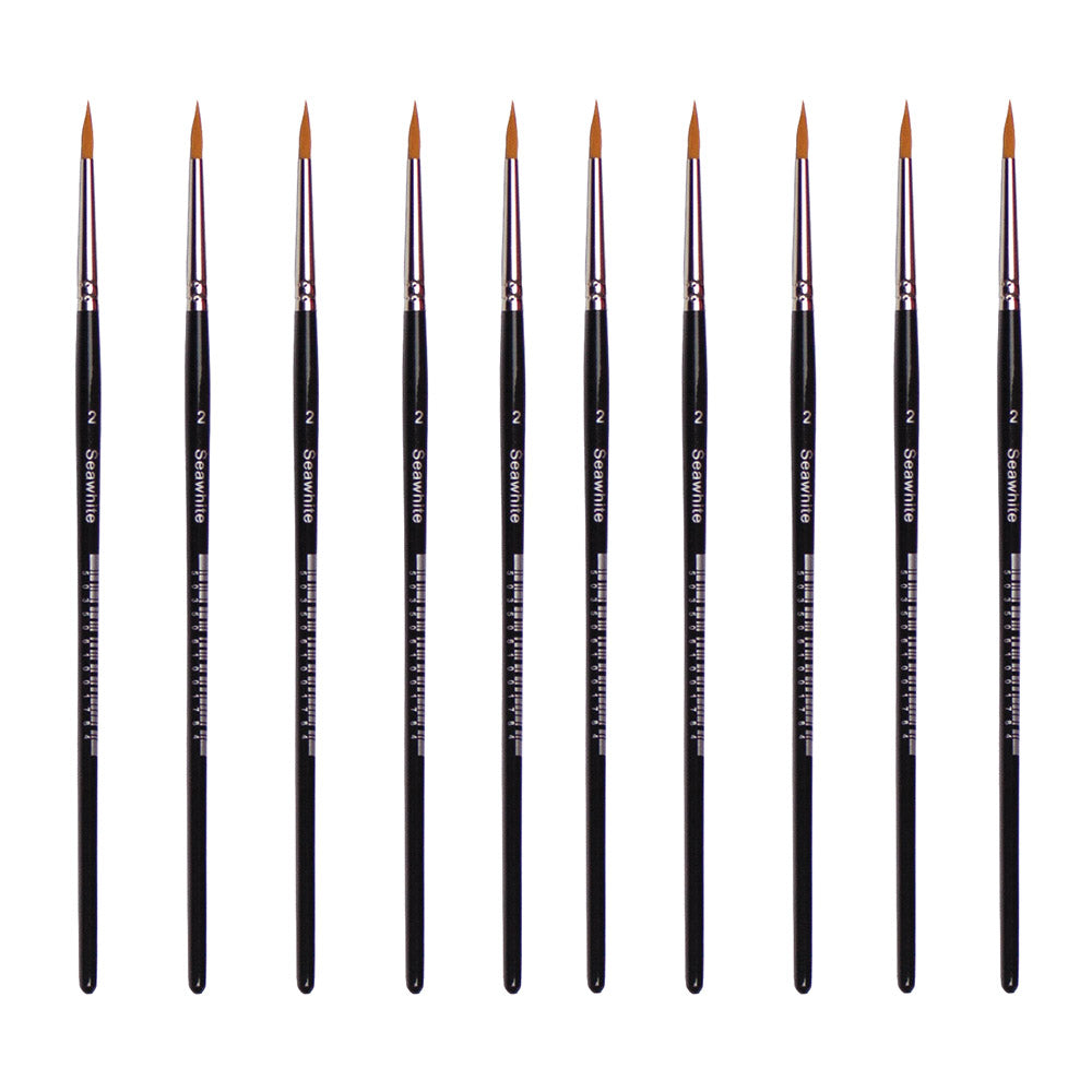 Golden Synthetic Brush, Pointed