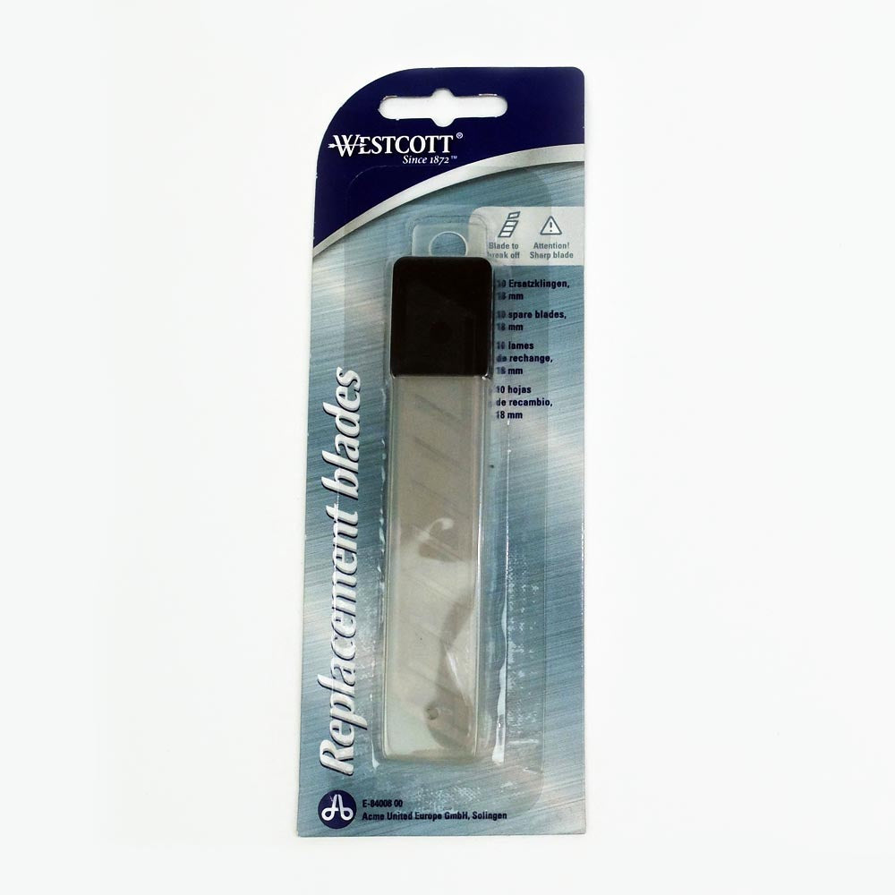 Spare Blades, 10 "snap-off" blades for large plastic kraft knife