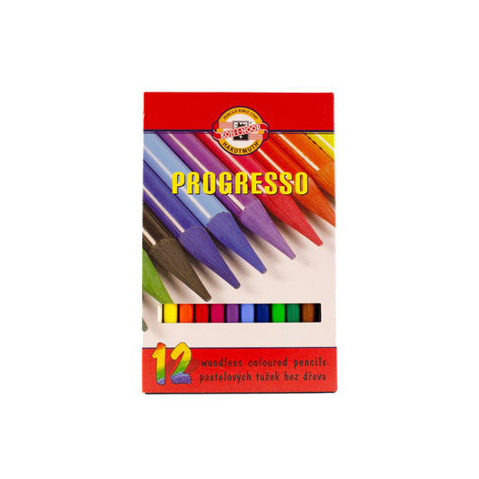Progresso Solid Coloured Pencil Set