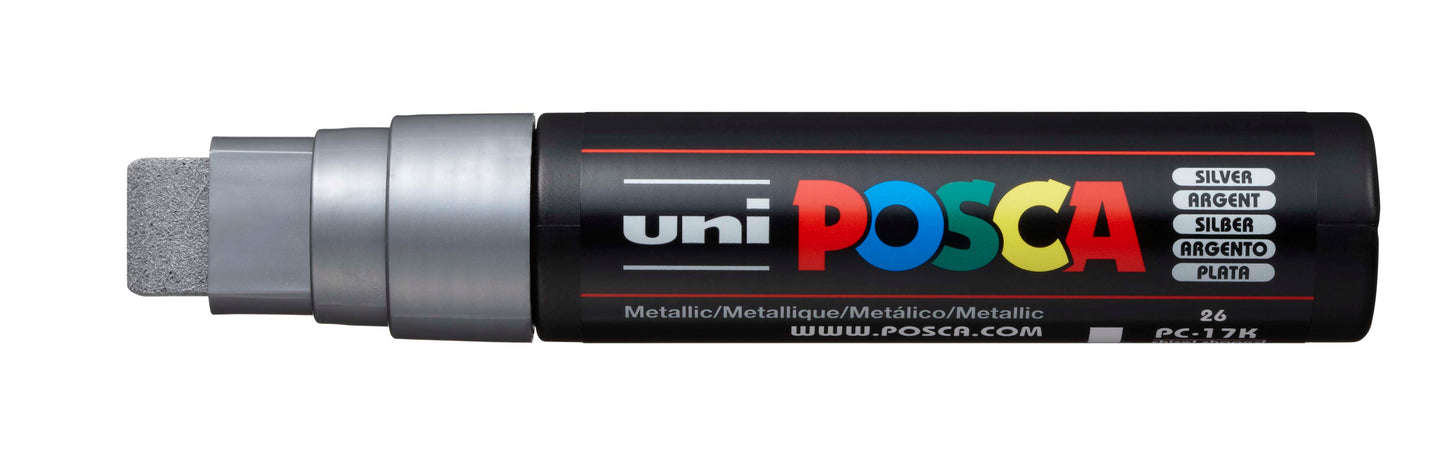 Uni Posca Paint Marker Extra Broad, 15 - 17mm Chisel Tip - PC-17K