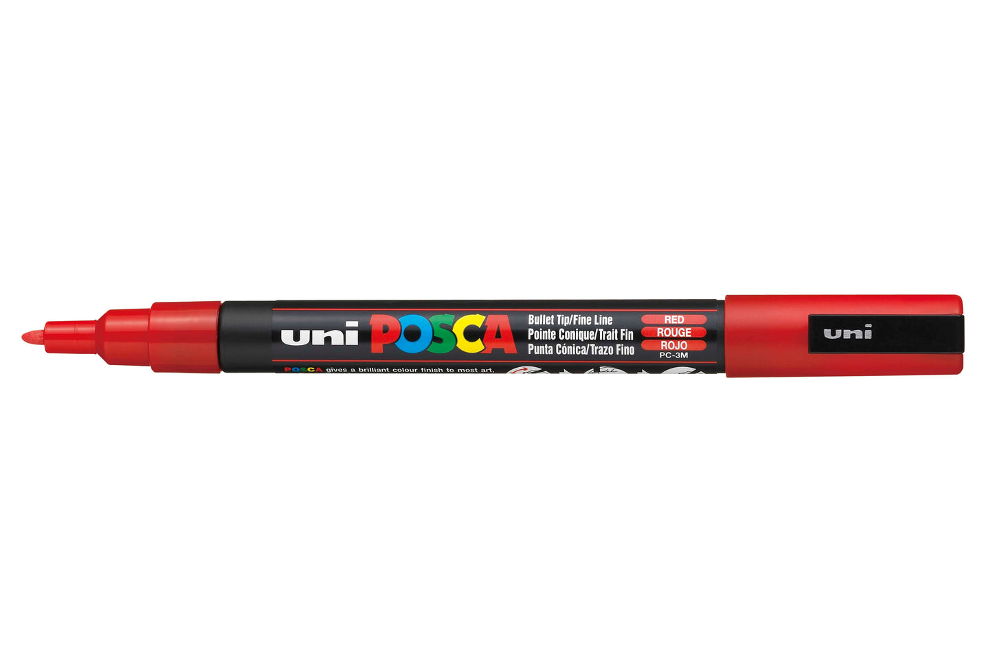Uni Posca Paint Marker Fine, 0.9 - 1.3mm Bullet Tip - PC-3M