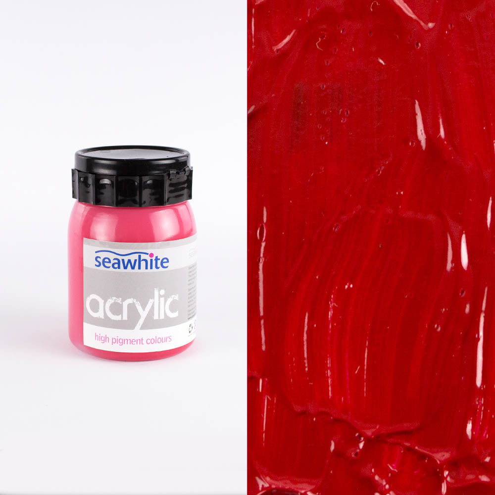 Seawhite Acrylic Colour, 500mL bottle