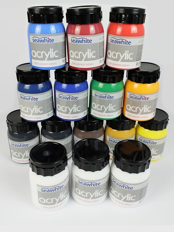 Acrylic Paint Value Pack 15 x 500ml