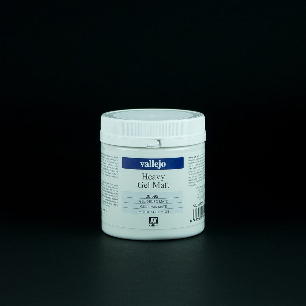 Acrylic Heavy Gel Matt Medium, 500mL