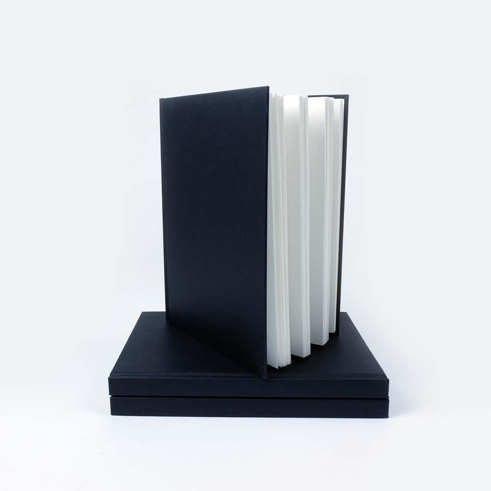 "A"-Size Black Cloth Hardback Sketchbook