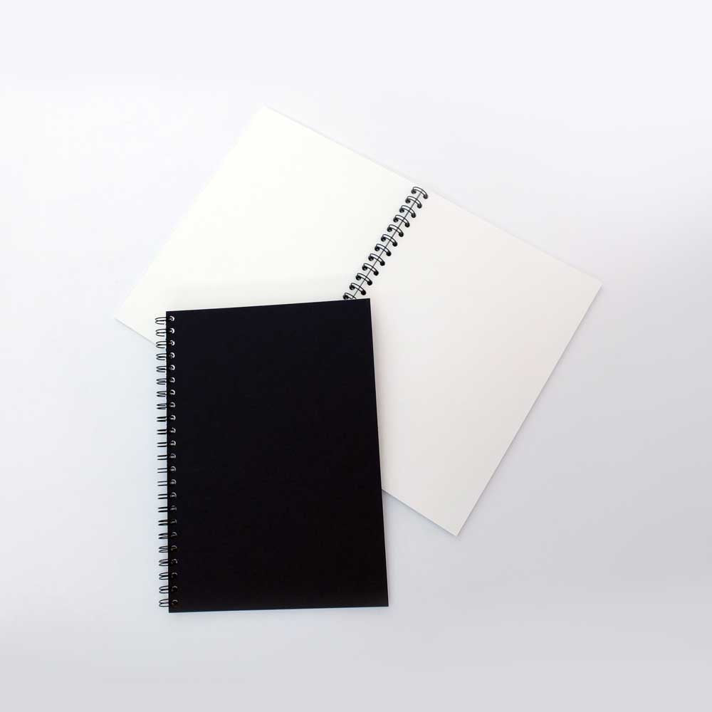 Classic Wire-O Sketchbook, Black Cover