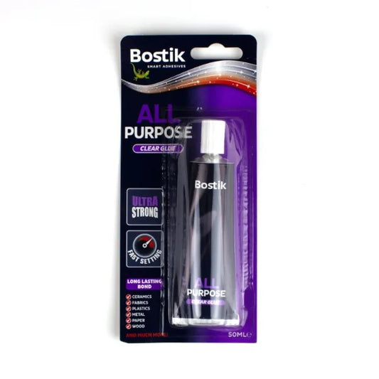 All Purpose Bostik Clear Glue, 50ml