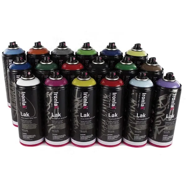 Ironlak Spectrum Pack - 18 x 400ml Cans