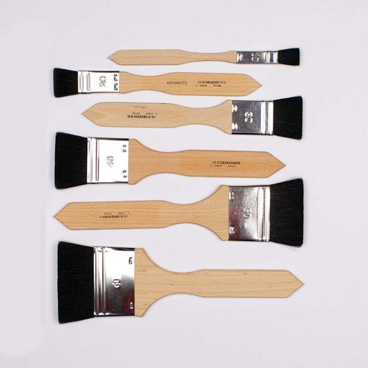 Ox Hair Wash Brush, Flat