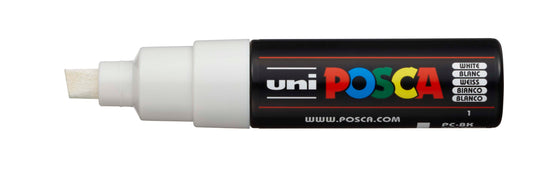 Uni Posca Paint Marker Broad Chisel, 8mm Tip - PC-8K
