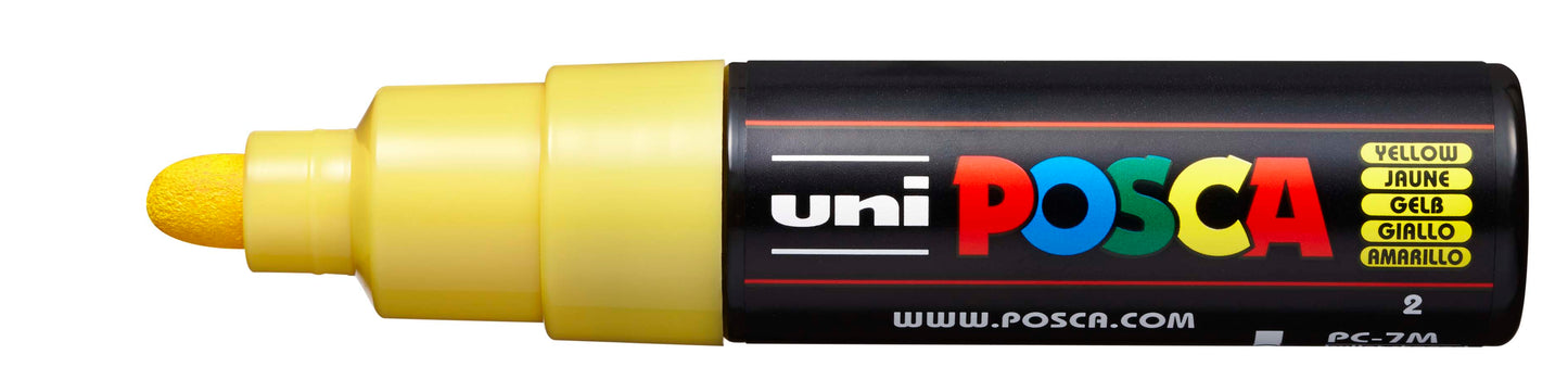 Uni Posca Paint Marker Large, 4.5 - 5.5mm Bullet Tip - PC-7M