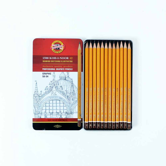 Koh-I-Noor Artist Pencil Set, x12 5B to 5H