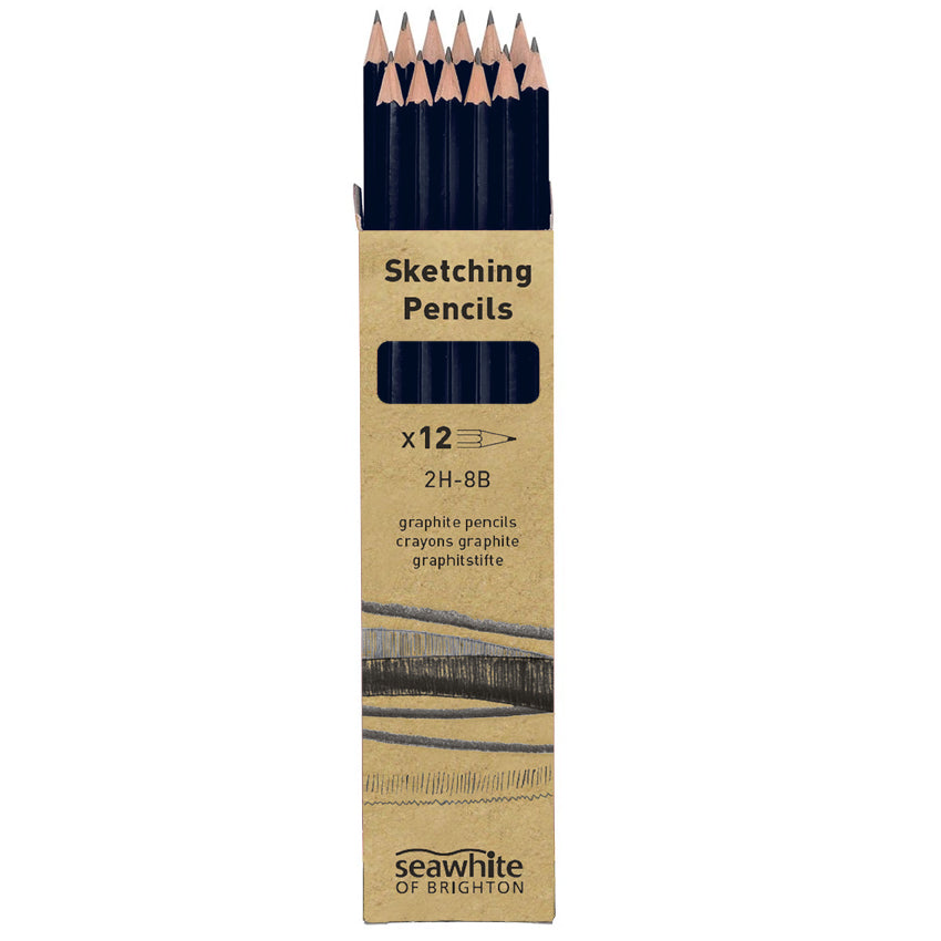 Seawhite Drawing Pencils, Mixed Box of 12