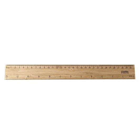 30cm Bamboo Ruler
