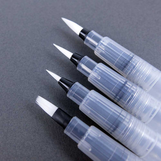 Watercolour Brush Pens, Set of 4