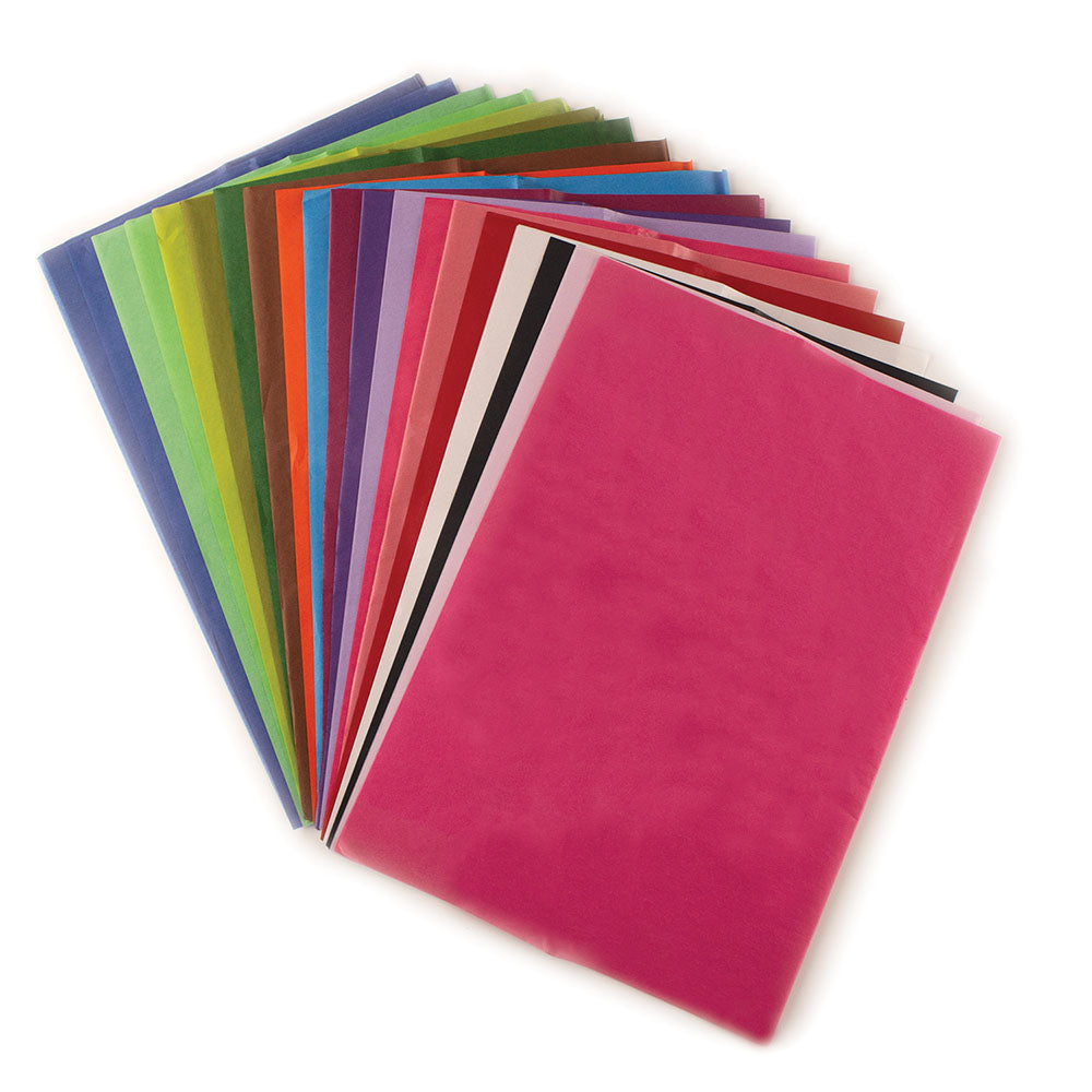 Tissue Paper, 10 pack, Individual Colour