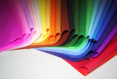 Tissue Paper, 10 pack, Individual Colour