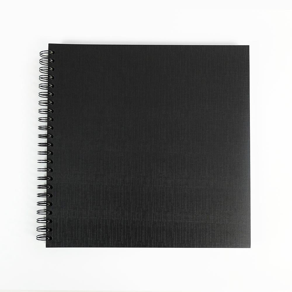 Square Super Brit Sketchbook, Black Cover
