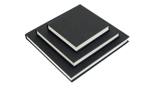 Square & Chunky Black Cloth Hardback Sketchbook